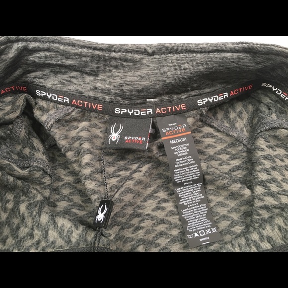 SPYDER ACTIVE 1/4 ZIP LONG SLEEVE LIGHTWEIGHT QUICK DRY BREATHABLE SHIRT - Picture 7 of 9